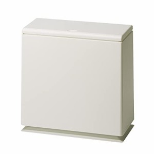 ideaco(イデアコ) ゴミ箱 フタ付き サンドホワイト 8.5L TUBELOR kitchen flap(チューブラー キッチンフラップ)