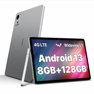 タブレット 10インチ 4G SIMフリー UMIDIGI G5 Tab 8GB RAM+128GB ROM 1TB拡張 シムフリー Android13 WideVineL1 タッチペン 8コア UNISO