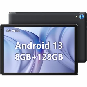 Cheerjoy タブレット 10 インチ Android 13 オクタコアタブレット, 8GB(4+4拡張) + 128GB(TF 1TB拡張可能) Bluetooth付きタブレット 5.0,