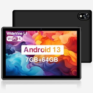 DOOGEE U9 タブレット 10 インチ wi-fiモデル Android 13 タブレット PC 7GB RAM + 64GB ROM(1TB TF 拡張) 4コア 2.0 GHz CPU タブレット