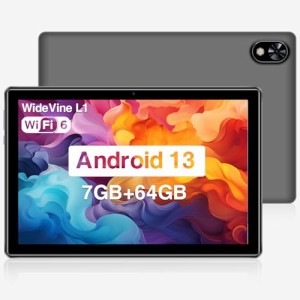 DOOGEE U9 タブレット 10 インチ wi-fiモデル Android 13 タブレット PC 7GB RAM + 64GB ROM(1TB TF 拡張) 4コア 2.0 GHz CPU タブレット