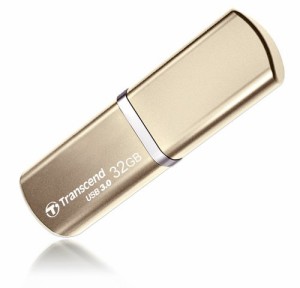 Transcend USBメモリ 32GB USB 3.0 キャップ式 ゴールド TS32GJF820G