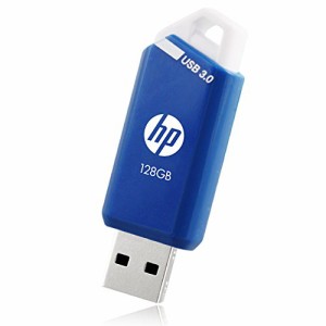 HP USBメモリ 128GB USB3.0 高速 スライド式 キャップレスデザイン 耐衝撃 防塵 のフラッシュドライブ x755w HPFD755W-128