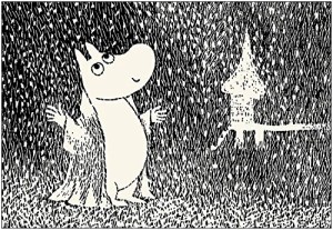 丸眞 ランチョンマット MOOMIN ムーミン 雪降る夜に 1425009400