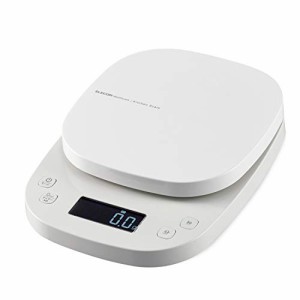 エレコム キッチンスケール タイマー付 最大2kg 最小0.1g表示 ホワイト HCS-KS03WH