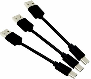 タイプCケーブル 短い10cm USB type c 充電専用ケーブル オーディオファン (10cm 3本)
