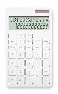アスカ 電卓 計算式表示電卓 ()計算可 ホワイト C1258W