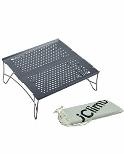 iClimb アウトドア テーブル 超軽量 折畳テーブル 天板2枚/3枚 アルミ キャンプ テーブル 耐荷重15kg ミニ バックパッカー ハイキング bb