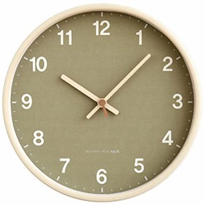 Danmukeji 掛け時計 壁掛け時計 シンプル おしゃれ 北欧 静音 木製 かわいい 円形 壁掛け 時計 ガラスミラー 見やすい 創造的な無垢材の