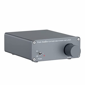 Fosi Audio TDA7498E 320W 2チャンネルステレオオーディオアンプレシーバーホームスピーカー用ミニHi-FiクラスD内蔵アンプ160W x 2 + 24V