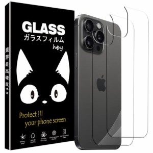 対応 iPhone15 Pro Max 背面フィルム iPhone15 Pro Max ガラスフィルム 【日本製素材旭硝子製】アイフォン15 Pro Max 背面保護フィルム i