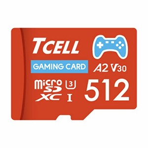 【Nintendo Switch 動作確認済】TCELL ゲーミング 512GB メモリーカード microSDカード microSDXC A2 USH-I U3 V30 読み込み100MB/秒 書