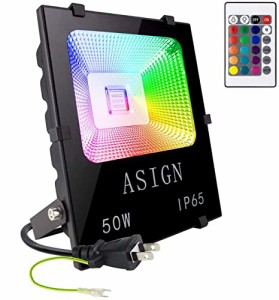 LED投光器 RGB フラッドライト 16色 4モード ガーデンライト リモコン付き 防水仕様IP65 (ホリデー照明ライト、風景ランプ、ステージラン