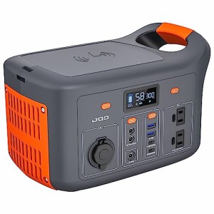 JQB ポータブル電源 P300 大容量 300W 307Wh/24000mAh 家庭用 屋外用蓄電池 防災用品 停電対策 非常用電源 PSE認証済み 超軽量でポータブ