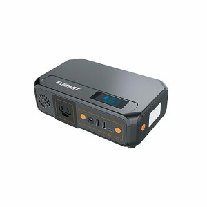 EXHEART ポータブル電源 148Wh (AC/USB-A/USB-C) 最大4台充電可能 大容量 (急速充電 / PD60W) 持ち運び コンパクト (LEDライト/防災) ポ