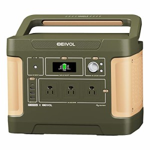 Evopow×EEIVOL ポータブル電源 リン酸鉄リチウム 1024Wh ポータブルバッテリー 出力1000W(瞬間最大2000W) 充放電サイクル3,000回以上 高