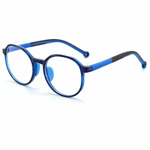 [LACUPES] ブルーライトカット PCメガネ JIS検査済み 度なし 子供 キッズ用 メガネ 度なし PC ゲーム 勉強 男女兼用