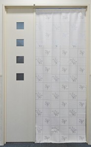 間仕切り断熱エコスクリーン 帝人のエコリエ使用 100×250cm リビング階段の断熱に 日本製 (リーフ ホワイト)