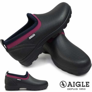 ギフト不可 エーグル 長靴 レディース ZZFNB53 レスフォー2 クロッグ 防水 ラバーシューズ レインシューズ AIGLE LESSFOR 2