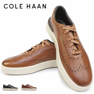 コールハーン メンズ レザースニーカー グランドプロ クリュー ウィングチップ COLE HAAN GRANDPRO CREW WINGTIP