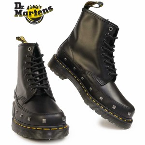 ドクターマーチン ブーツ 1460 スタッズ 2 8ホール レディース メンズ ショート ワークブーツ 8アイ 正規品 Dr.Martens 1460 STUD 2 8 sh