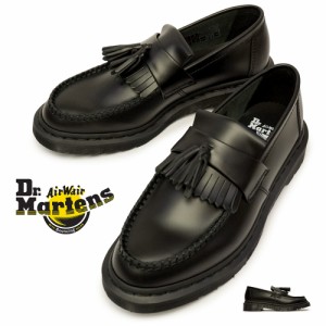 ドクターマーチン タッセル ローファー エイドリアン モノ ブラック単色 黒一色 30637001 Dr.MARTENS ADRIAN MONO