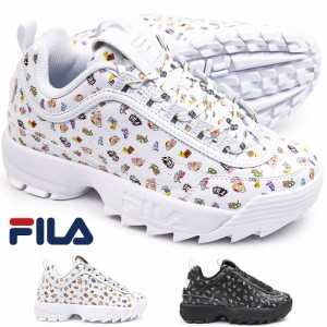 フィラ スニーカー レディース UFW23030 ディスラプター2 マルチ グラフィック 厚底 FILA DISRUPTOR II MULTI GRAFHIC