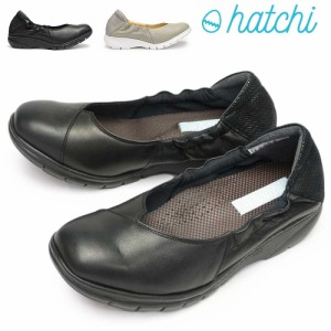 ハッチ スニーカー レディース 12064 日本製 フラットシューズ 婦人靴 レザー hatchi