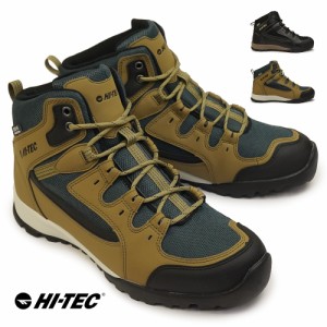 ハイテック 防水 トレッキングシューズ HK038 AORAKI TREK WP メンズ ミッドカットスニーカー ハイキング 軽登山 HI-TEC AORAKI TREK WP