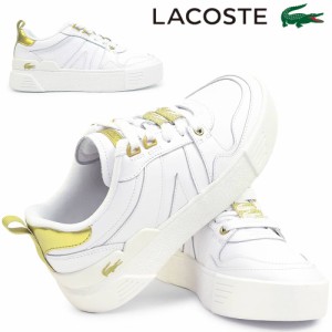 ラコステ スニーカー レディース 45CFA0032 L002 123 3 CFA 厚底 レザー LACOSTE L002 123 3 CFA