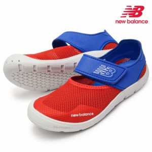 ニューバランス キッズ サンダル YO208 子供 シンプル マジックテープ メッシュ 通気性 サマーシューズ new balance