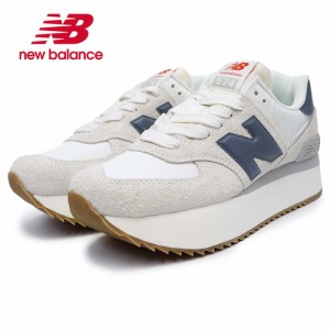 【おトクなGW！3%OFFクーポン】ニューバランス レディース 厚底スニーカー WL574Z QA ライトグレー スニーカー スエード B幅 new balance