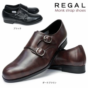 リーガル レディース F24H ダブルストラップ シューズ 本革 レザー REGAL 