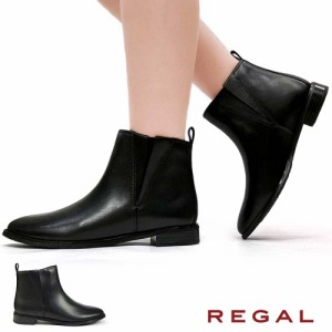 リーガル レディース ブーツ F49Q 冬 レザー 本革 滑りにくい ショートブーツ 防滑 REGAL 