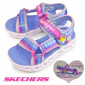 スケッチャーズ 光る靴 ガールズ 302675L サンダル ハート エスライツ 子供靴 スポサン キッズ ジュニア 女の子 SKECHERS Girls S LIGHTS