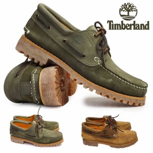 ティンバーランド デッキシューズ メンズ モカシン オーセンティクス スリーアイ クラシック ラグ ヌバックレザー Timberland