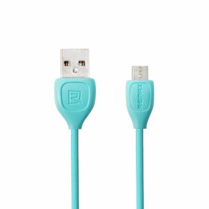 REMAX スマホ microUSB 充電 転送ケーブル リマックス 1.0m LESU ブルー RC-050m