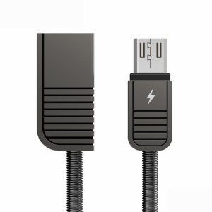 REMAX リマックス スマホ microUSB オス USB2.0 TypeA メス 充電 転送ケーブル 2.1A 1.0m Linyo ブラック RC-088m