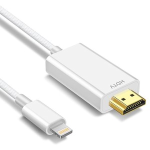 【2024年NEWモデルMFI認証品】 IPHONE HDMI変換ケーブル 2M ライトニング HDMI 変換ケーブル OTG用HDMIケーブル接続TV/AV/1080P遅延なし 