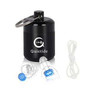 耳栓 ライブ 防音 QUIETIDE 聴覚保護耳栓 独自開発 フィルター付き 遮音値23DB イヤープラグ コンサート クラブ 花火大会 射撃 工事現場 