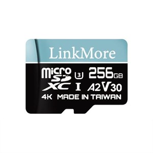 LINKMORE MICROSDXCカード 256GB A2 / V30 / U3 / SWITCH対応/SDアダプター付【読込最大160MB/S】
