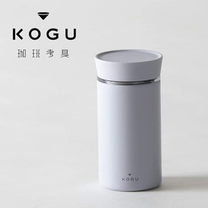 珈琲考具 KOGU 下村企販 水筒 マグボトル 240ML 内面テフロン加工 銅メッキ 真空二重構造 保温 保冷 広口 直飲み 食洗機対応 パープル ア