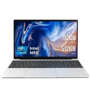 15.6型 インテル N95高速 CPU 4コア/1.7GHZ~3.4GHZ/NVME対応高速SSD/ 32Gメモリー DDR4/WIFI対応/1920X1080/OFFICE付きWINDOWS11 PRO標準