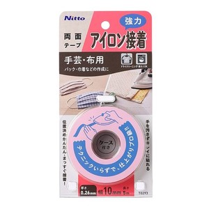 ニトムズ アイロン接着テープ 強力タイプ ミシン・針を使わずカンタン裁縫 裾上げ 10MM×5M T0293 透明