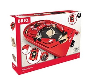 brio ( ブリオ ) ピンボールゲーム レッド [全4ピース] 対象年齢 6歳~ ( 木のおもちゃ 知育玩具 ボードゲーム ) 34017