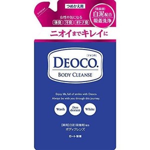 ロート製薬 デオコ DEOCO 薬用 ボディクレンズ 詰め替え 250ML × 5個セット