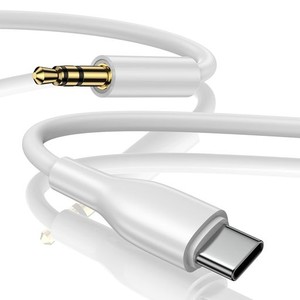 TYPE C TO 3.5MM オスジャック AUX端子 【ハイレゾ音質】 DAC搭載 USB C 3.5MM 変換 オーディオケーブル AUX ケーブル オーディオ変換 再