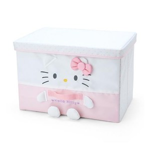 サンリオ(SANRIO) サンリオ ハローキティ 折りたたみ収納ケースL 収納ボックス キティちゃん HELLO KITTY 26×38×26CM キャラクター SAN