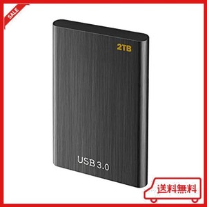 ポータブルHDD USB3.0高耐久外付けHDD PC対応 小型耐冲？ 2.5インチ外付け ハードディスク収納袋 ブラック-FD2