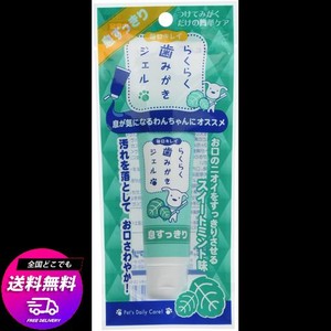 毎日キレイ らくらく歯みがきジェル 息すっきり ミント 30G